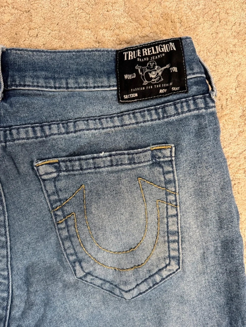 True Religion Light Danny Tapered Jeans